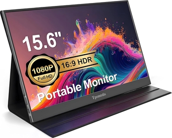 Portable Monitor for Laptop 15.6inch, Laptop Monitor Extender 1080P FHD USB C Plug&Play, HDMI HDR IPS Gaming Monitor, External Monitor for Laptop PC Mac Phone PS4 Xbox Switch