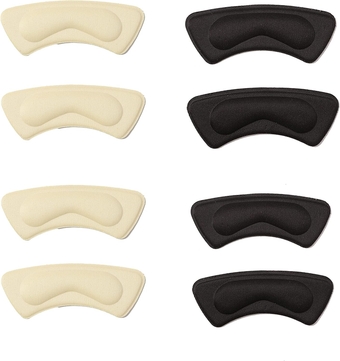 Heel Pads,Premium Heel Pads Inserts Grips Liner for Men Women Heel Pads Snugs for Shoe Too Big Men Women, Filler Improved Shoe Fit and Comfort, Prevent Heel Slip and Blister (Multicolor 8pairs)