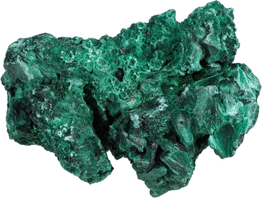 Natural Malachite Stone Mineral Specimen for Collection & Display, Irregular Raw Quartz Crystal Geode Cluster Meditation and Reiki Healing Home Decoration, 0.22-0.44 lb (100-200g)