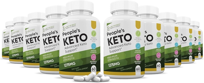 Justified Laboratories (10 Pack) Peoples Keto ACV Pills 1275MG Formulated with Apple Cider Vinegar Keto Support Blend Alternative to Gummies 600 Capsules