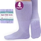 4 Pairs Purple With Grips