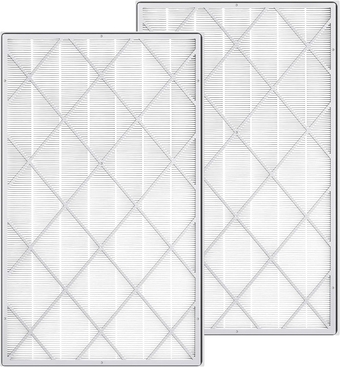 HE601 HEPA Replacement Filter for Shark HE6FKPET HE601 HE602 6 Fan Air Purifier, H13 3-in-1 Filter System - Absorbs 99.97% Particulates, Part # HE6FKPET, HE6FKBAS, HE6FKPRO, 2 Pack