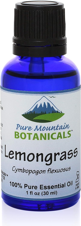 Lemongrass (Cymbopogon Flexuosus) Essential Oil - 100% Pure Natural & Kosher - 1 fl oz Bottle