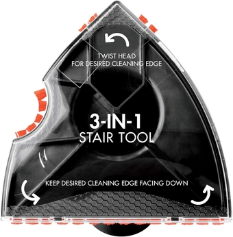 BISSELL 3-in-1 Stair Tool for Carpet and Upholstery Cleaners (3262)