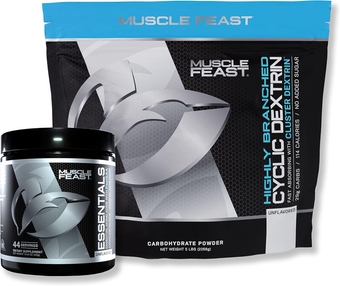 EAAs Unflavored + Cyclic Dextrin Bundle: (1) Essentials Unflavored (Unflavored, 300g) + (1) Cyclic Dextrin (Unflavored, 5lb)