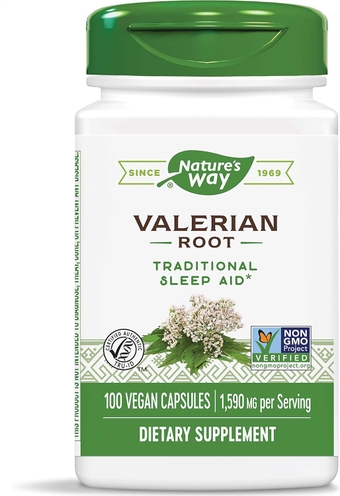 Valerian Root Traditional Sleep Support* Non-GMO Project Verified Vegan 100 Capsules