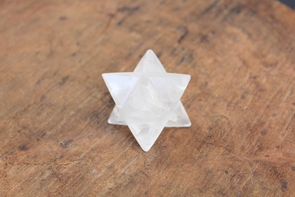 Authentic Jet Crystal Merkaba Star 1.5 inch Approx for Healing Reiki Spiritual Divine Therapy Energy, Pocket Stone Eight-Pointed Stars