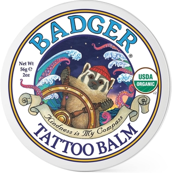 - Tattoo Balm, Natural Tattoo Aftercare Salve, Tattooing Cream that Heals and Protects w/Coconut and Tamanu Oil, Organic Tattoo Butter 2oz Tin