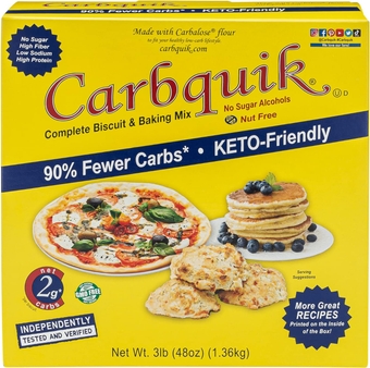 Biscuit & Baking Mix (3 lb) Mix for Keto Pancakes, Biscuits, Pizza Crust, Bread, and More - Keto Food - No Sugar - Low Carb - Nut Free - Quick and Easy Keto Friendly Substitute for Traditional Baking Mix (3-Pack)