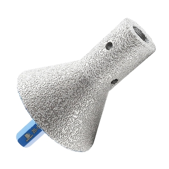 Diamond Finger Milling Chamfer Bits 4/5"to 2" -  Dry Core Drill Bit for Enlarging Shaping Existing Holes of Porcelain,Hard Ceramic,Granite,Marble hex Shank