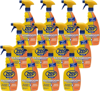 Plus Bathroom Foaming Cleaner - 32 OZ (Case of 12) - R54012 - Keep Your Bathroom Clean + Protect From Future Soap Scum Buildup…