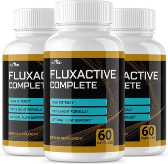 Fluxactive Complete for Prostate Health Supplement - Maximum Strength FluxActive Complete - 30 Days Supply, Flux Active Complete Capsules for Prostate Health Reviews (3 Pack)