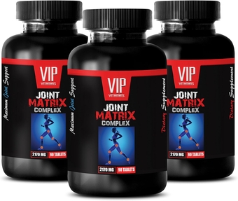 Knee Vitamins - Joint Matrix Complex - glucosamine msm chondroitin - 3 Bottles 270 Tablets