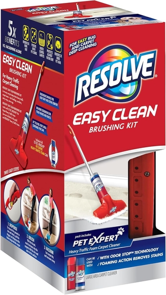 Pet Expert Easy Clean Carpet Foam Spray Refill, 2 Piece Set, Stain and Odor Remover Solution