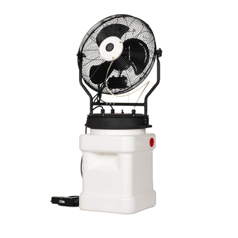 PM18S Outdoor Rated Self-Contained Power Mister, Stand Alone, Medium Pressure, 18" Blade Size, 120-Volt with GFCI Plug