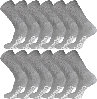 Non-Skid Cotton Crew , Diabetic Non-Binding Neuropathy Non-Slip , 3-6 - 12 Pairs Pack