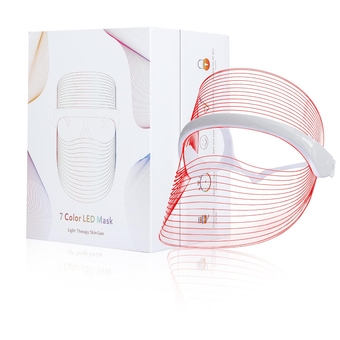 L E D Face Mask Light Therapy, Red&Blue Light Therapy Mask, Light Mask for Face Daily Skin Care, Protable L E D Beauty Mask Facial Light Therapy at Home