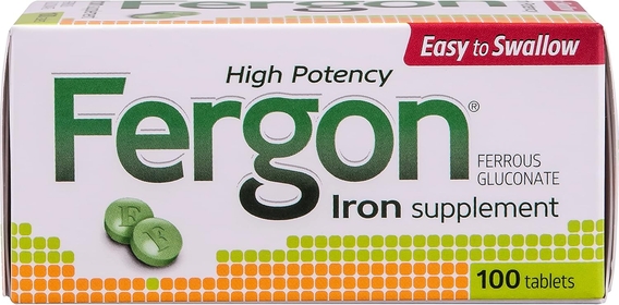 High Potency Iron Highly Soluble & Easily Digested, 27 mg Iron, 100 Tablets