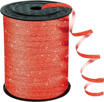 500 Yard Red Curling Ribbon for Gift Wrapping, Balloon String Ribbons for Crafts and Flower Bouquet, Christmas Gift Wrap Ribbon (Red)