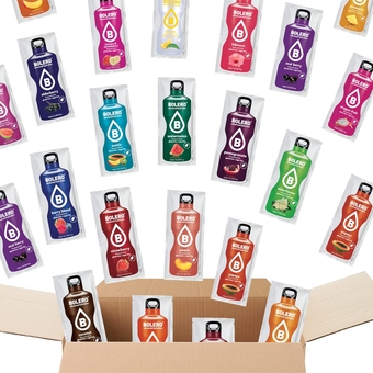 – Pick Your Flavor Variety Pack Flavored, Sugar Free and Low Calorie Powdered Drink Mix, Makes 1/2 Gallon for Strong Flavor or 1 Gallon for Mild Flavor, 96 Large Sachets
