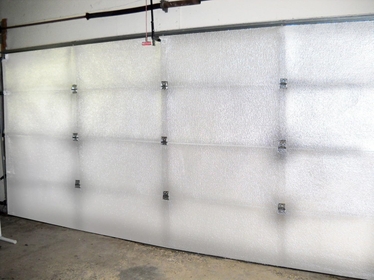 US Energy Products White Pre-Cut Inserts 1 Car Garage Door Insulation Kit Reflective Foam Fits 8x8 9x8 10x8 Single Garage Doors DIY Insulation Weatherization Water Proof/Meets Fire Codes/Made in USA