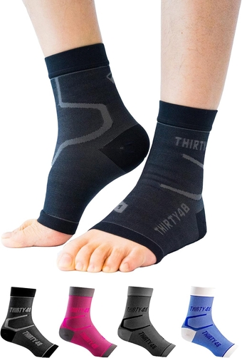 Plantar Fasciitis Compression Socks(1 or 2 Pairs), 20-30 mmHg Foot Compression Sleeves for Ankle/Heel Support, Increase Blood Circulation, Relieve Arch Pain, Reduce Foot Swelling