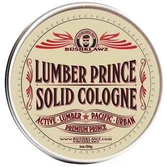 Lumber Prince Solid Cologne 1 oz Full Size Alcohol Free Natural Concentrated Travel Friendly Tins Men's Fragrance Manly Scents to Satisfy all Types of Viking Cannon Black Prime