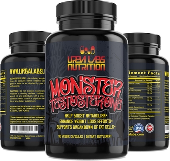 Monster Test Premium Testosterone Supplement for Men Testosterone Booster Natural Stamina, Endurance, Energy & Strength Increased Libido Healthy Body Healthy Mind