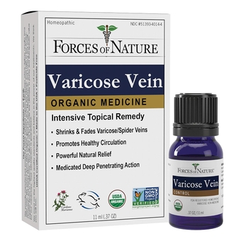 -Natural, Organic Varicose Vein Treatment (11ml) Non GMO, No Harmful Chemicals –Helps Shrink, Heal and Reduce Appearance  Varicose Veins & Spider Veins