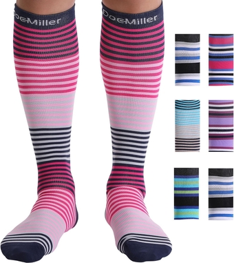 , Compression Socks for Women & Men, 15-20 mmHg, Medical Compression Stockings for Running