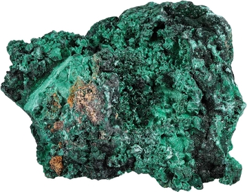 Natural Malachite Stone Mineral Specimen for Collection & Display, Irregular Raw Quartz Crystal Geode Cluster Meditation and Reiki Healing Home Decoration, 0.88-1.1 lb (400-500g)