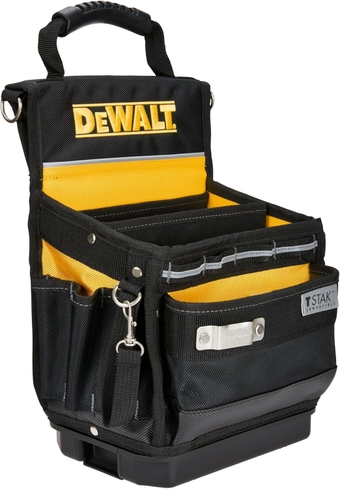 Tool Bag, Easy Access Small Tool Pouch with Hard Bottom and Carrying Strap (DWST17624)