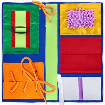 Dementia Pillow Case | Calming & Comforting Activities for Adults with Dementia | Fidget Pillow | Dementia Products for Elderly | Sensory Pillow | Helps Alzheimers, Dementia, Asperger’s & Autism
