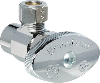 BRASSCRAFT ANGLE VALVE 1/2" SWEAT X 3/8 COMP R19X C