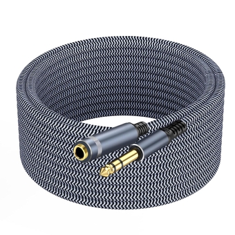 1/4 inch Extension Cable 50ft, 1/4" inch Male to Female Stereo Headphone Guitar Extension Cable, Quarter inch Headphone Extension Cable