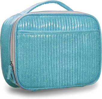 Lunch Box Kids Lunch Bag for Girls Cute Reusable Insulated Soft Bag Mini Cooler Lunch Tote Durable Thermal Lunchbox Meal Containers Lunch Bag for School, Blue