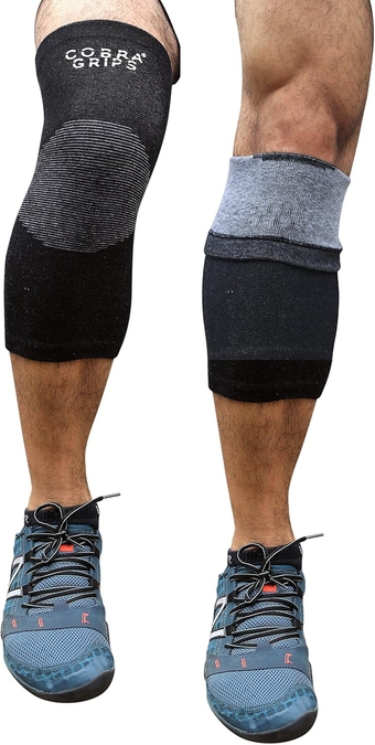 Athletics Knee Compression Sleeve Support for Running Jogging Sports Joint Pain Relief Arthritis & Injury Recovery 1 Pair Wrap