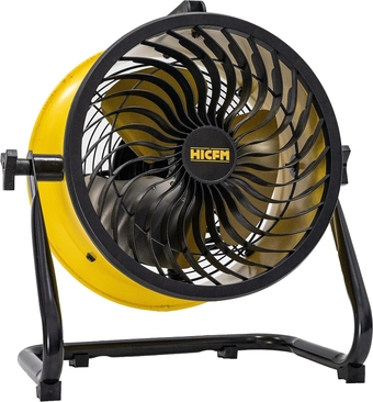 10" High-velocity Drum Air Circulator Fan 1200 CFM Large Airflow Turbo Shop Floor Fan with 360-degree Pivoting Head, 3-speed 1/12 HP Motor