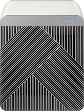 BESPOKE Cube Air Purifier, Odor Eliminator, Home System w/ HEPA Filtration, 360 Degree Purification, Pet Mode, Smart Control, Traps Dust, AX350A9350N, Grey