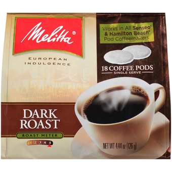 Coffee Pods, Dark Roast, 18 Count (Pack of 6) 108 Total Pods