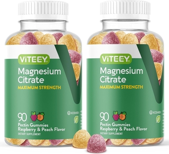 Magnesium Maximum Strength Gummies [90 Count Pack of 2]