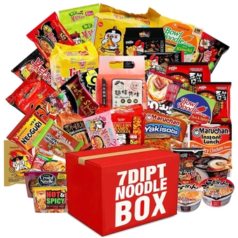 Variety Mix Hot and Spicy Asian Instant Ramen Variety Bundle with Spork Including - Nissin,Nongshim,Samyang,Mama,Acecook,Kung-Fu,Ottogi (15 Pack Assorted)