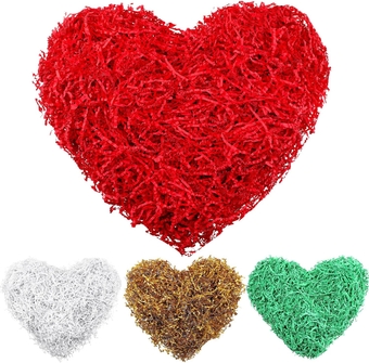 2 LB Crinkle Paper Christmas Gift Basket Filler Crinkle Cut Paper Shred Filler Easter Grass Box Filler Assorted Colors Gift Bag Filler for Valentine's Day Easter Packing DIY Gift Wrapping
