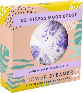 Just Good Days Juniper Berry Destress Shower Steamer Bath Bomb