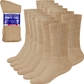 6 Pairs Beige