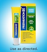 Preparation H Hemorrhoid Symptom Treatment Cream (2 x 1.8 Ounce Tube), Maximum Strength Multi-Sym...