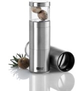 AdHoc Slim Profile Nutmeg Mill, 5", Stainless Steel